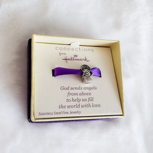 Hallmark NIB Stainless Steel Angel Bead
